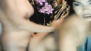 2 She-Creature Honey Buttfuck Hump On Webcam