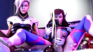 Overwatch Hermaphroditism Pornography Bevy with Dva