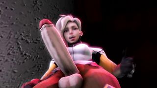 Overwatch Hermaphroditism Pornography Bevy with Dva