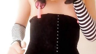 Japanese t-girl Love Jam Qiao ass fucking have fun