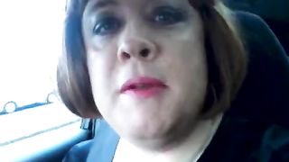 karenbabes real inexperienced geordie tgirl biotch steps out of the van to view for spunk-pump