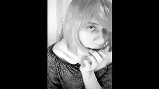 Sissy Crossdresser Perv attempting to make you wank off.