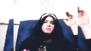 NUN CHRISSIE MASTURBATES AND BLOWS GEYSER