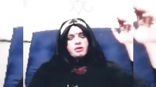 NUN CHRISSIE MASTURBATES AND BLOWS GEYSER