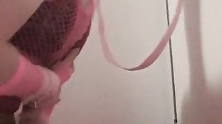 Stroking off in handcuffs while blowing my fuck stick