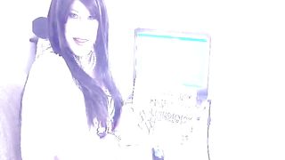 Little jizz-shotgun Tina for public viewing