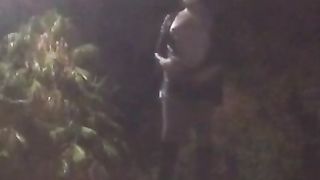 demonstrating bosoms and culo at van stop