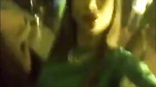 Teens shooping and dancing