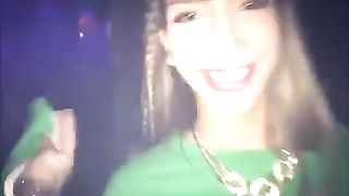 Teens shooping and dancing