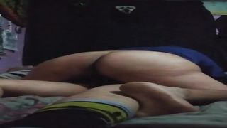 Brazilian gal cheats on hubby with tranny! He thinks shes with her mommy