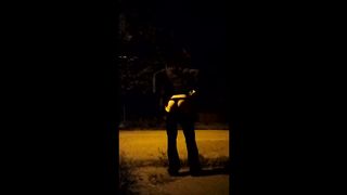 TsRea night public display street walk she-creature transgender princess