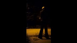 TsRea night public display street walk she-creature transgender princess