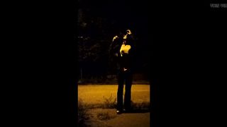 TsRea night public display street walk she-creature transgender princess