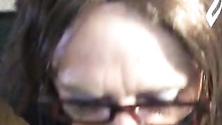 Deep-Throater sissyriann  gets facial cumshot deep facehole