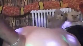 Handballing crossdresser