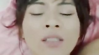 Large transgirl facial cumshot