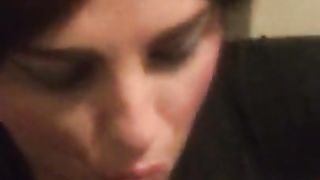 Crossdresser Inhaling Cute Fuckpole five