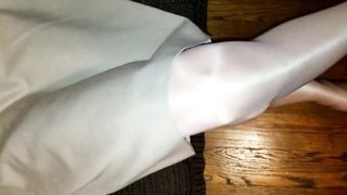 Antique Glide & Office Microskirt Glossy Pantyhose