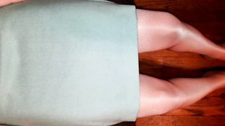 Antique Glide & Office Miniskirt Tights