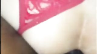 BIG BLACK COCK in an caboose