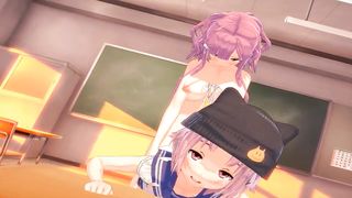 MEGUMI SAKURA HERMAPHRODITISM YUKI TAKEYA GAKKOU GURASHI