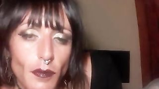 Last ciggie before she heads to sleep and comes in your wishes