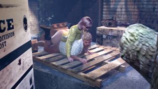 THREE DIMENSIONAL Ladyboy screws Bitchboy in Butt - Futa Masculine