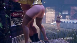 THREE DIMENSIONAL Ladyboy screws Bitchboy in Butt - Futa Masculine