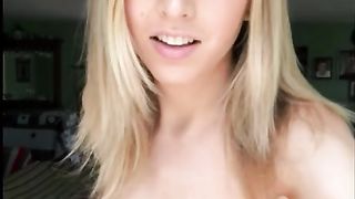 Stellar light-haired ladyboy