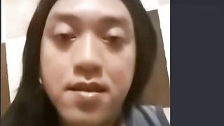 Thai femboy being wild on skype Part 1