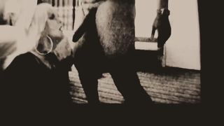 AnnStarr swallowing Blsck Bull pee and jizz