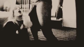 AnnStarr swallowing Blsck Bull pee and jizz