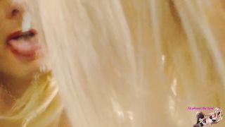 T-Doll Stephanie shoots her spunk