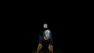 Bitchy Trap Gets Pulverized outside