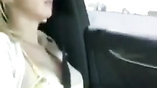 Transgender Princess public gets gargled in van