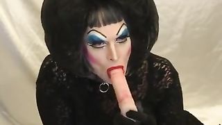 Mighty Make-Up Bi-Atch Bj's and Deep faceholes Faux-Cock