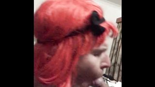 CD Sissy Fellating Bone in Motel 1