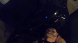 Svenja gets Fuck Stick rammed in motel apartment dressed in glossy spandex