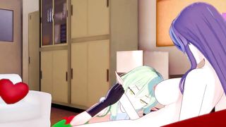 Witch x High Elf Archer[Goblin Slayer] — 3 DIMENSIONAL ANIME PORN