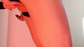 Loving taking a Good-Sized Faux-Cock in my Taut Arse