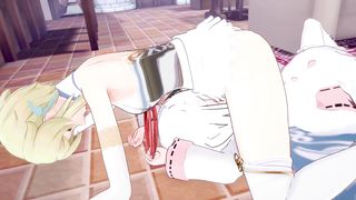 Genshin Influence: Futa Lumine Plow Paimon - Emergency Onahole