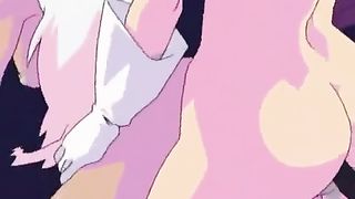 Anime devil woman plowed by satan