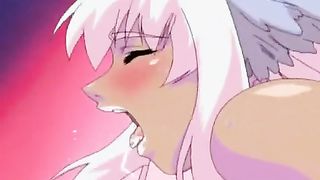 Anime devil woman plowed by satan