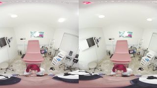Ginger-Haired She-Male in VR Porno