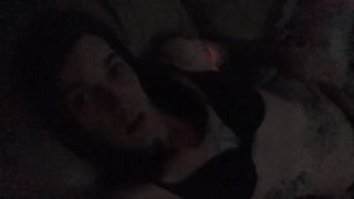 Sissy Femboi Masturbates her Manstick in Undergarments after a Soiree