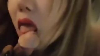 CHINA! Super Hot Nubile Tranny from Wuhan with a Customer after the Market