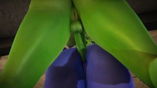 Futa - Ass-Fuck - She-Hulk x Mystique - THREE DIMENSIONAL Pornography