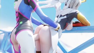 Overwatch D.va Futa Compilation