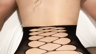 Crossdressing Sissy Fuckslut Gets Facial Cumshot