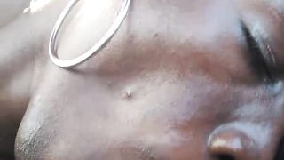 Youthful black transgender princess wants big black cock